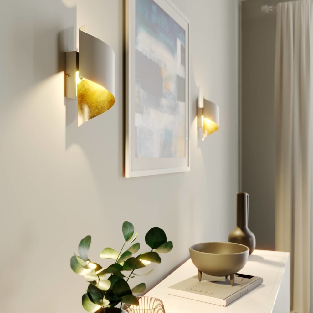 Applique murale en métal blanc — vue 3