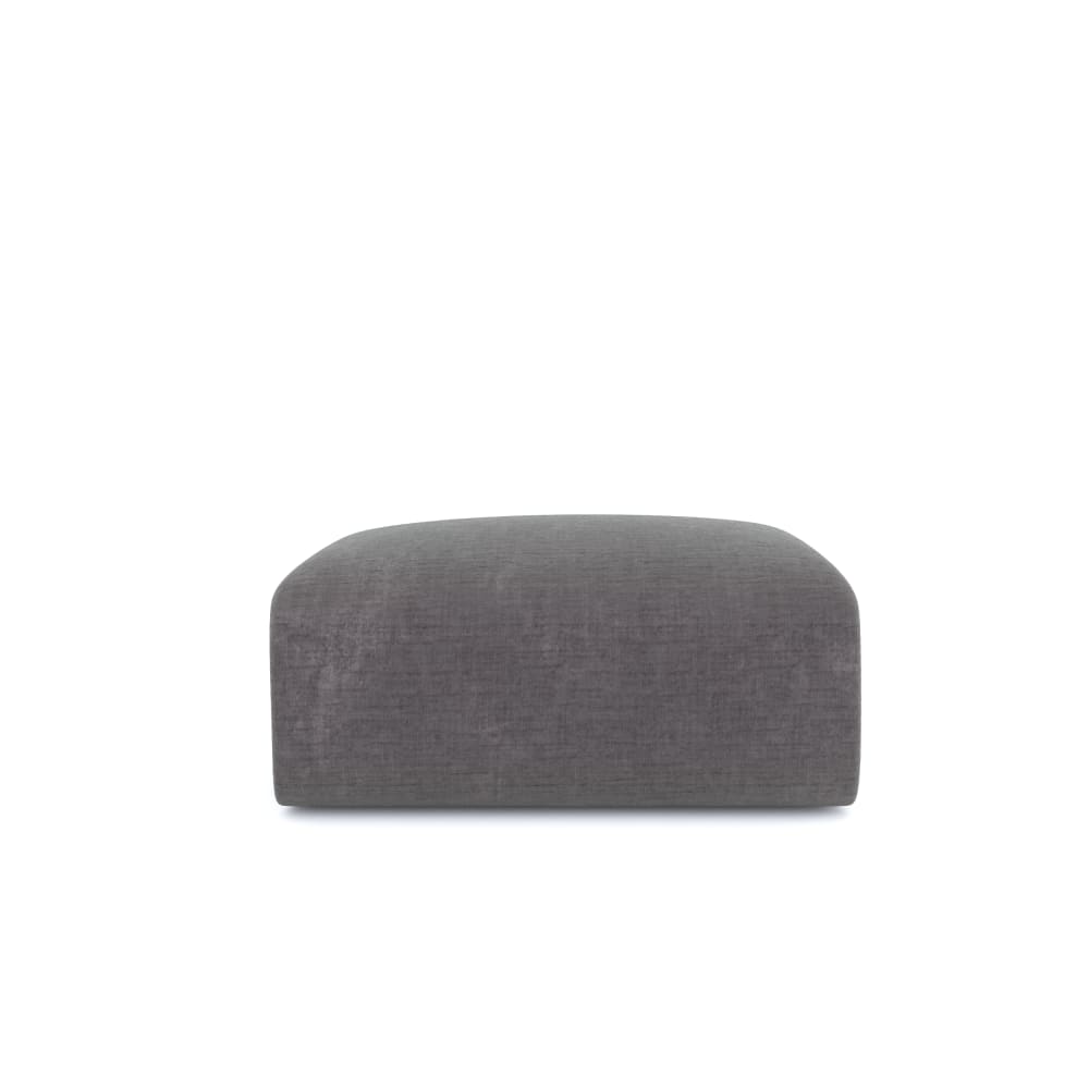 pouf en velours texturé