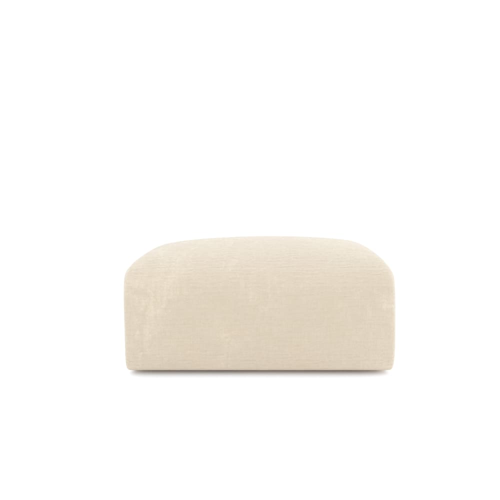 pouf en velours texturé