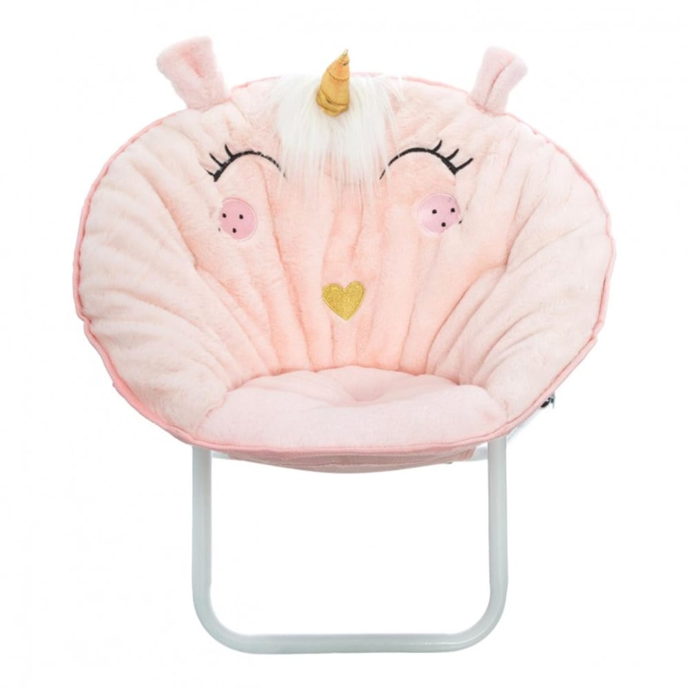 MueMue Stuhl rosa 50x50x40cm style modern Pes - Polyester Kinder