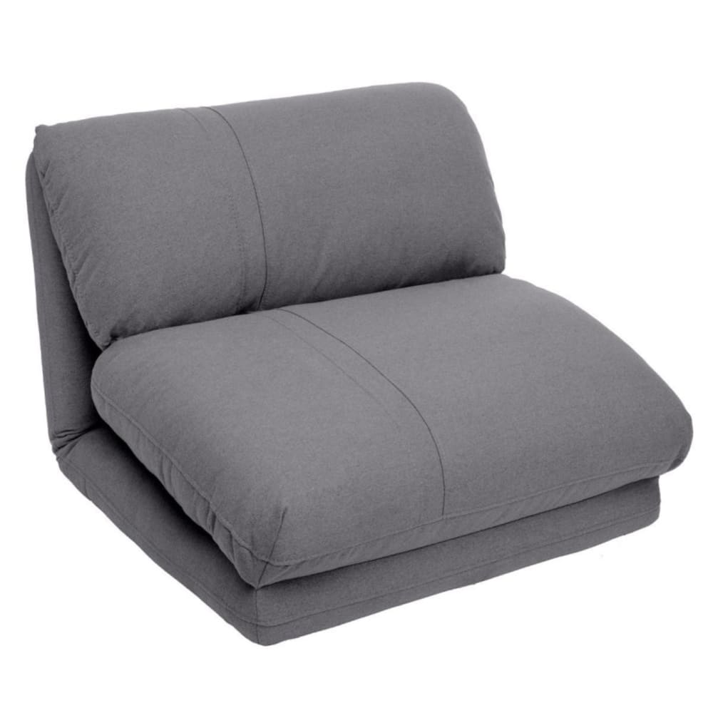 MueMue - Chaise pliante gris 58x78x82 cm