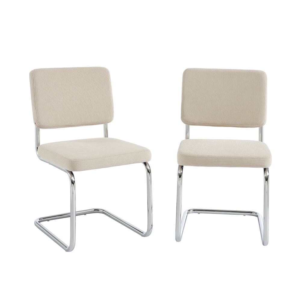 Lot de 2 chaises  velours