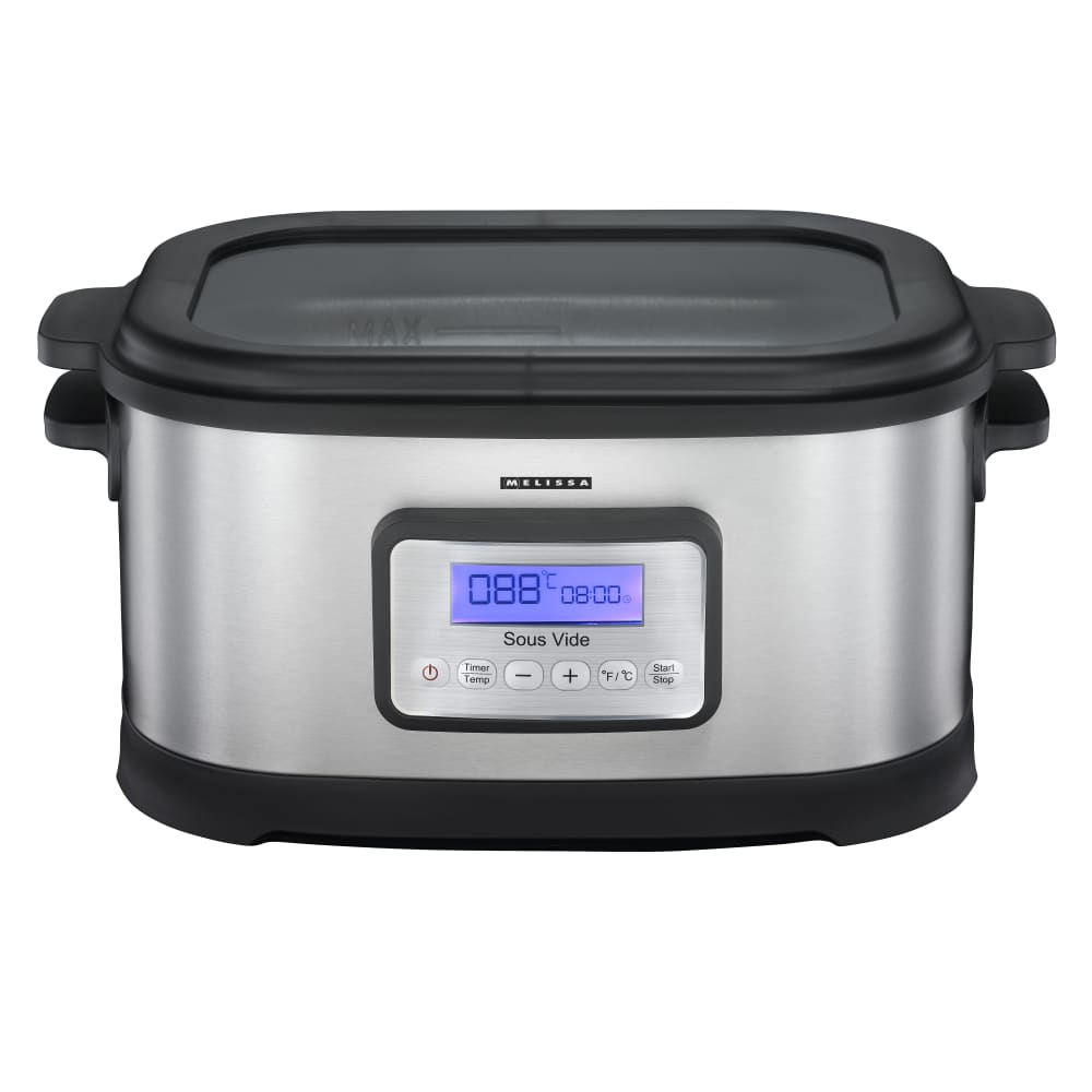 Sous vide noir et acier