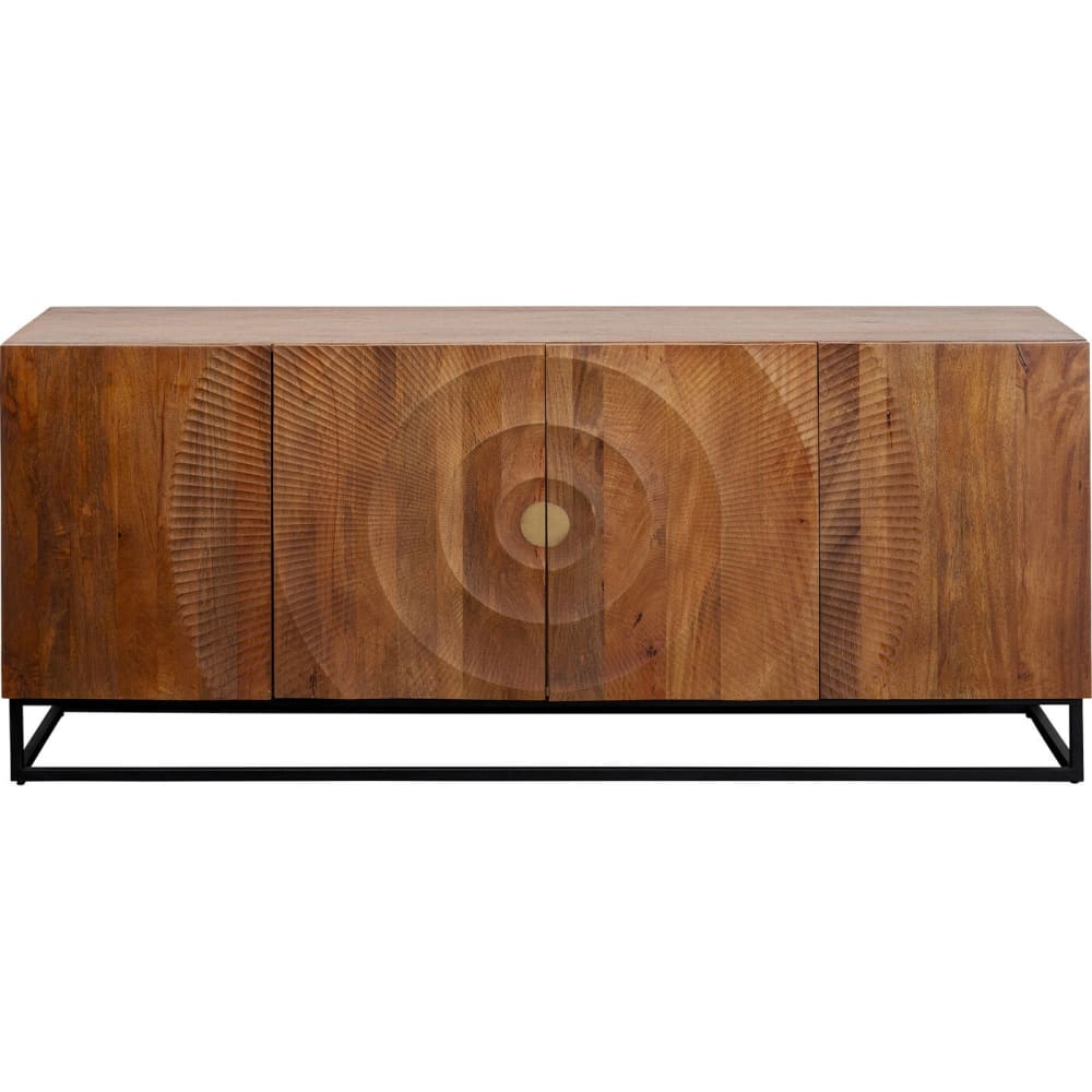 Kare Design Sideboard 4 Türen aus Mango-Massivholz, braun style modern - -
