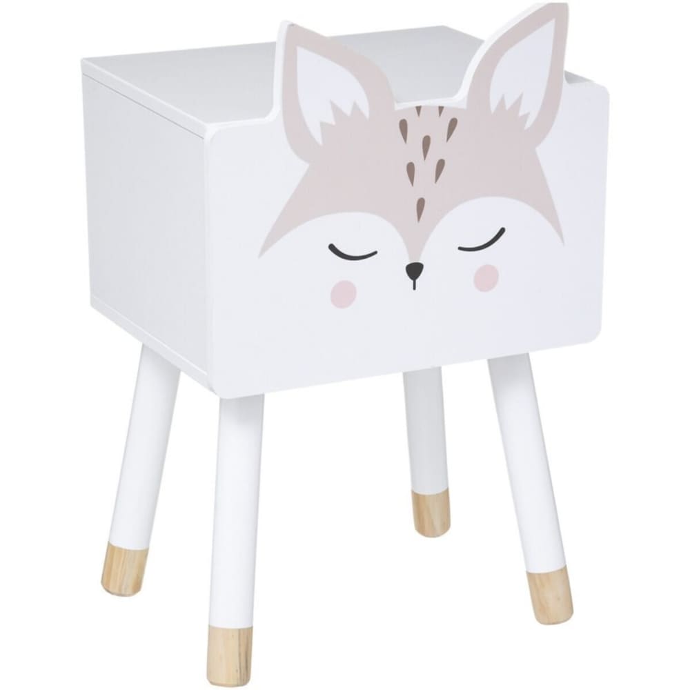 MueMue Couchtisch weiß MDF 53x26.5x34cm Spanplatte Baby