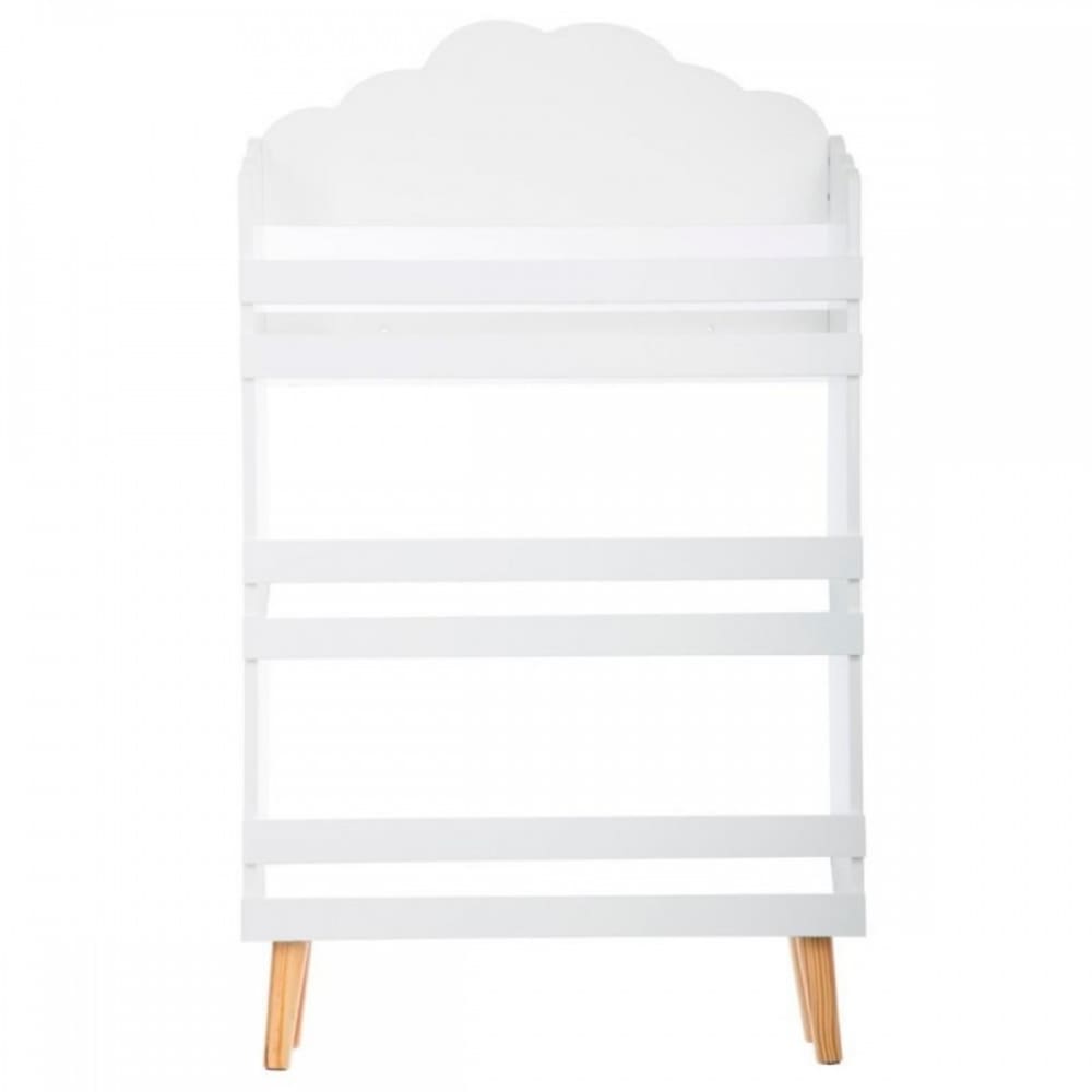 Bibliothèque en blanc 100x58x18cm