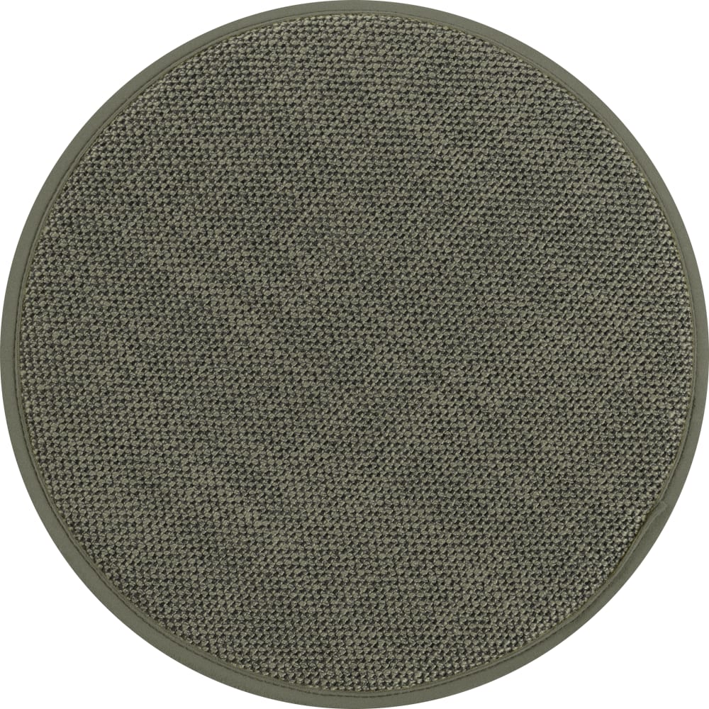Galettes de chaises rondes vertes bi-matière-lot de 4 - env.ø 35cm — vue 4