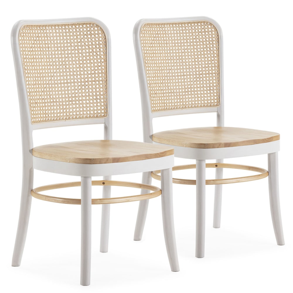 Pack de 2 chaises couleur