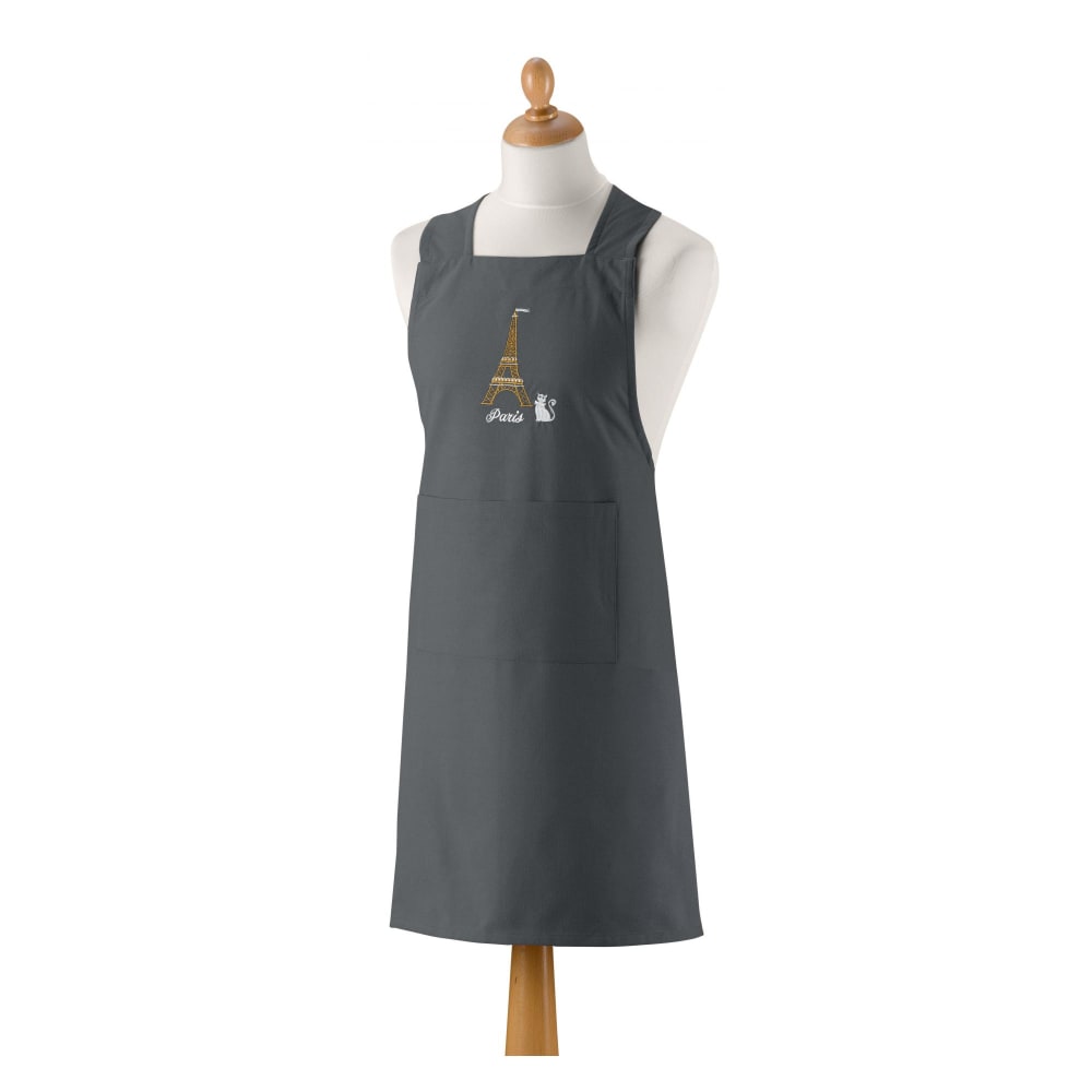 Tablier de cuisine japonais recyclé tour eiffel ombre 125 x 85 cm