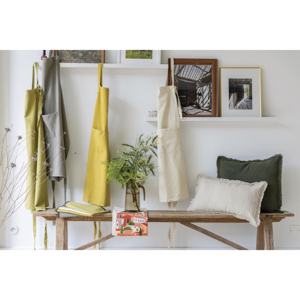 Coussin uni en lin lin 30 x 50 cm — vue 4