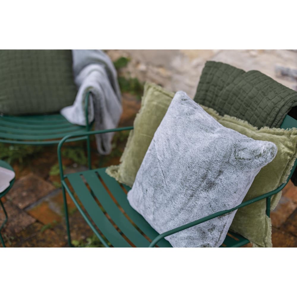 Coussin  en polyester olive 45 x 45 cm - Maisons du Monde