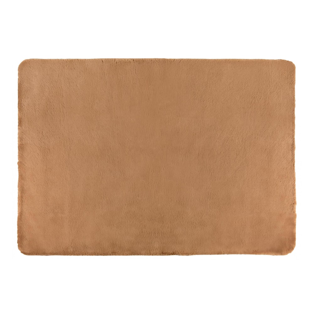 Tapis  en polyester camel