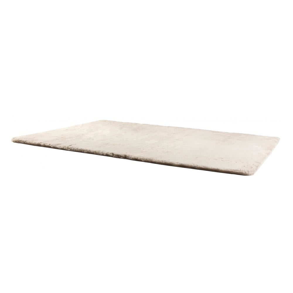Tapis en polyester ivoire 120 x 170 cm — vue 3