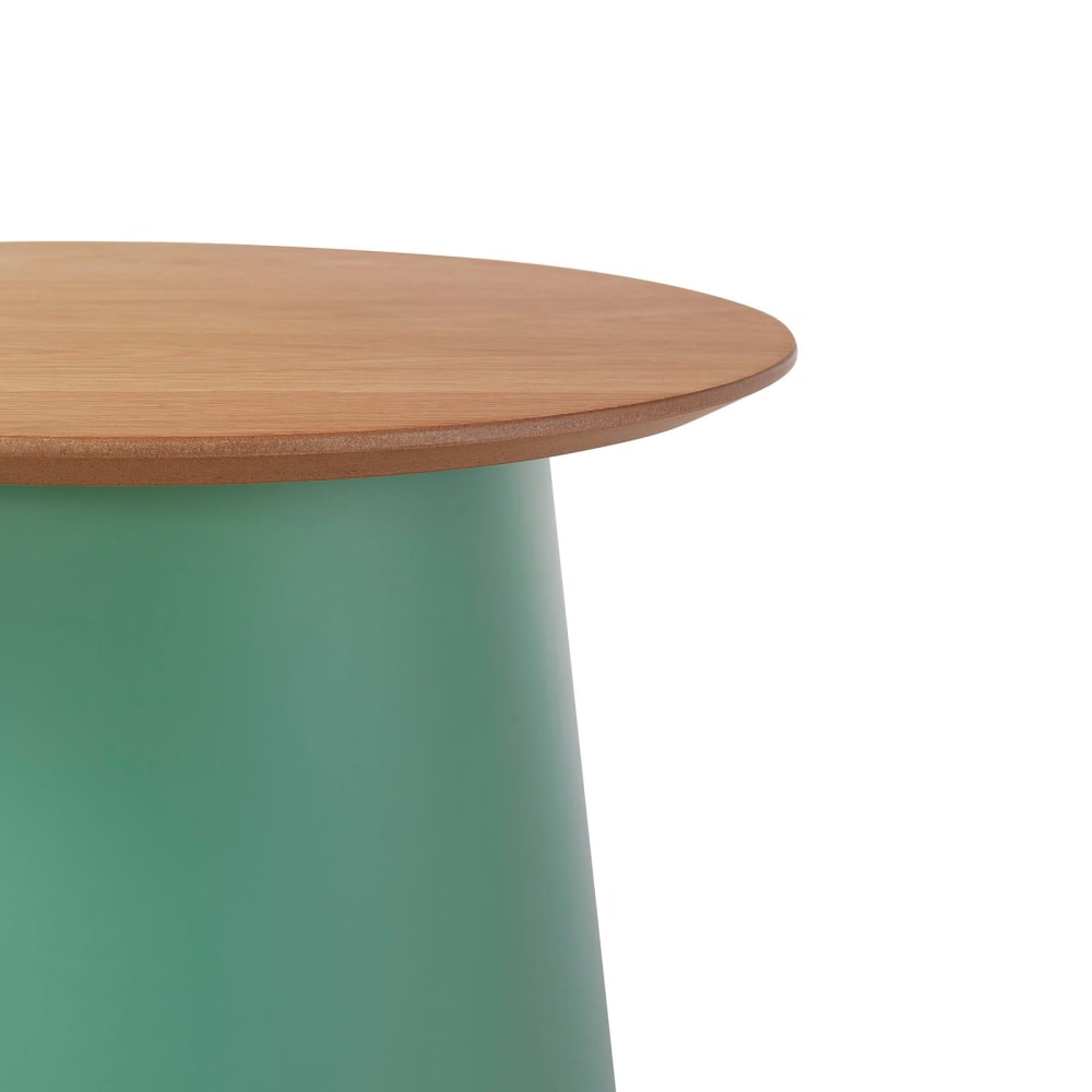 Table basse en polypropylène vert et MDF - Maisons du Monde