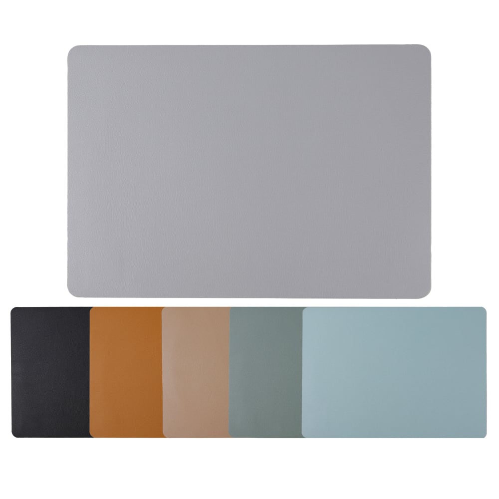 Sets de table vinyle multicolores rectangulaires - set de 6