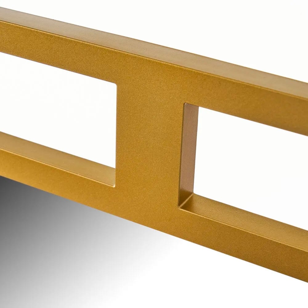 Miroir mural carré plastique doré 40x1.2x40cm - Maisons du Monde