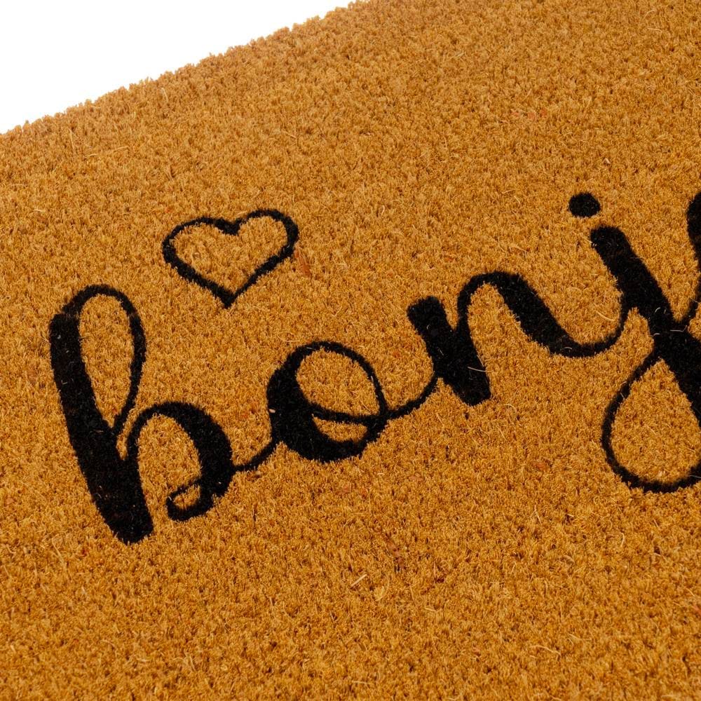 Paillasson coco bonjour 60x40x1.5cm - Maisons du Monde