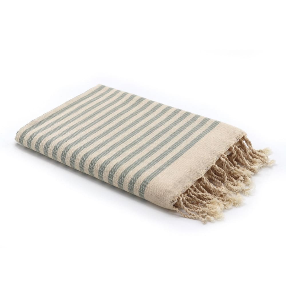 Fouta coton vert d'eau 100x200
