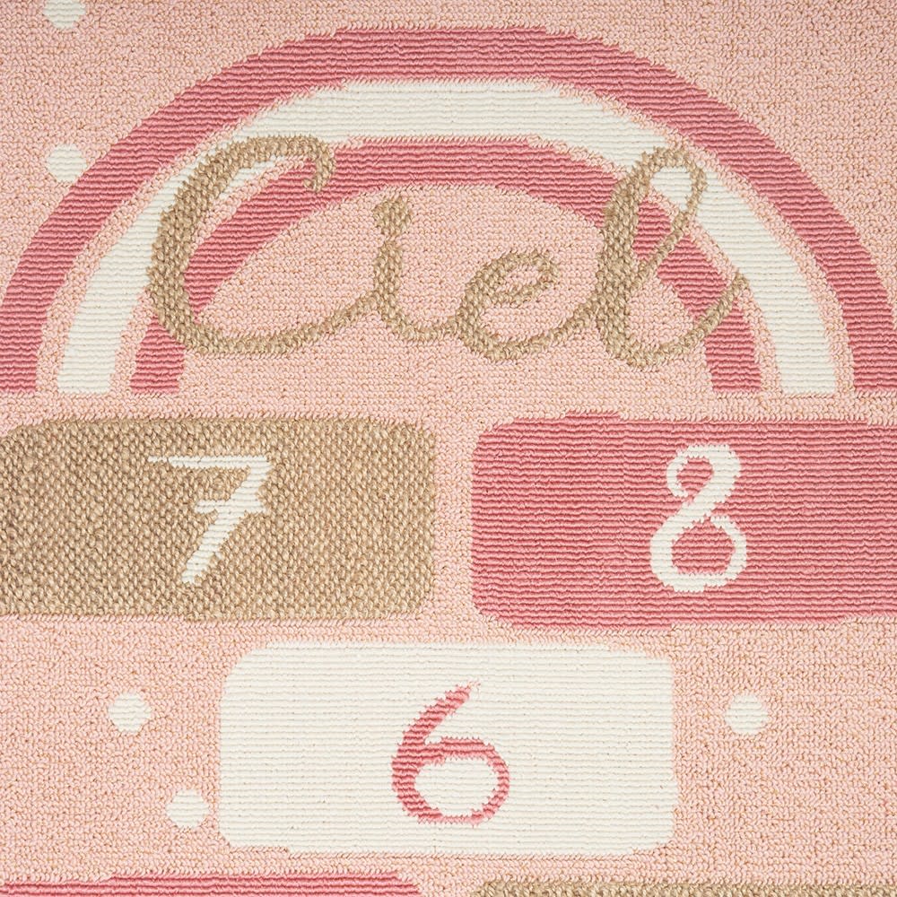 Tapis polyester[ ]rose[ ]80x150 — vue 3
