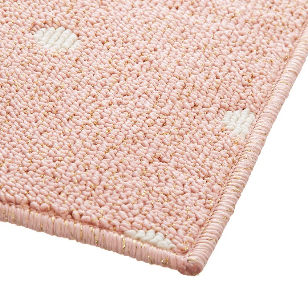 Tapis polyester[ ]rose[ ]80x150 — vue 4