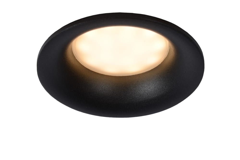 Lucide Einbaustrahler aus Aluminium 1xGU10 (MR16), schwarz style modern - Metall