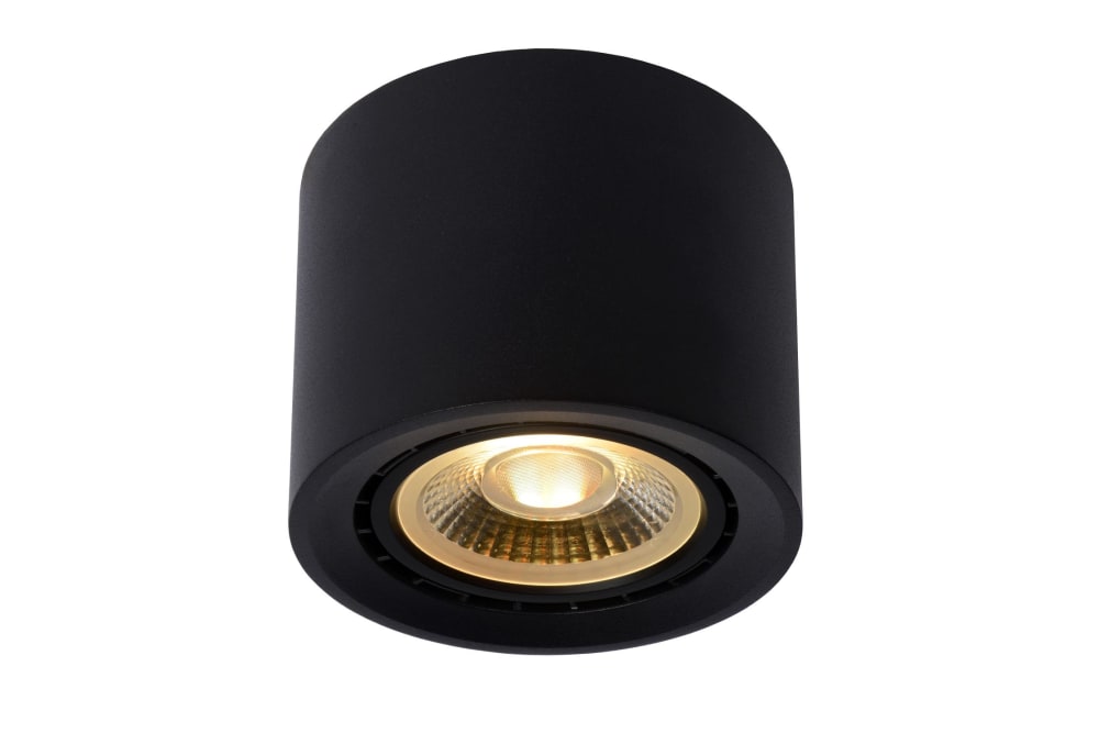 Lucide Deckenstrahler aus Aluminium 1xGU10 (ES111), schwarz style modern - Metall