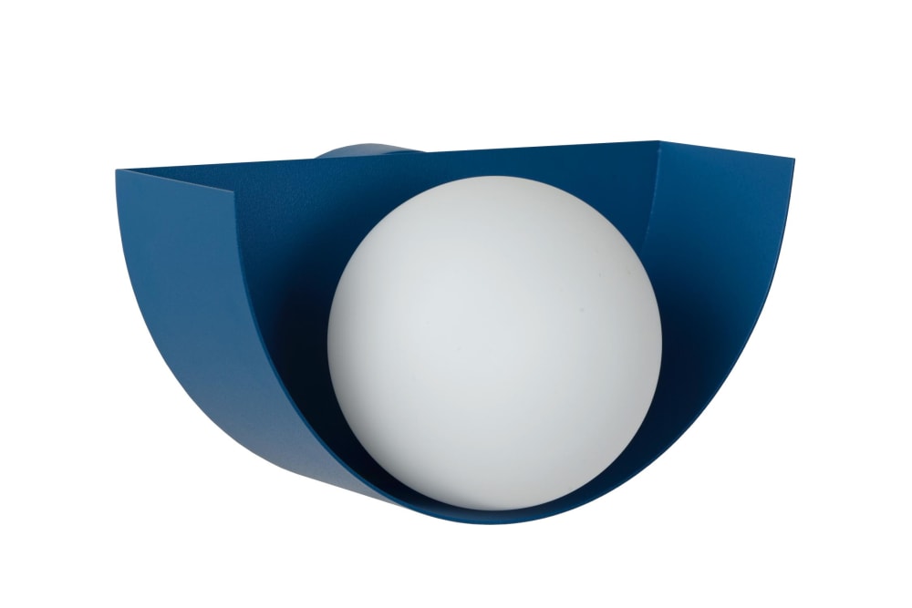 Applique murale métal verre l21cm bleu - Maisons du Monde