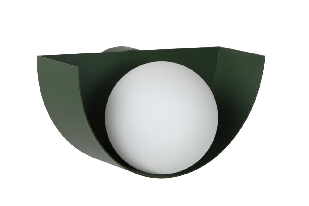 Applique murale métal verre l21cm vert - Maisons du Monde