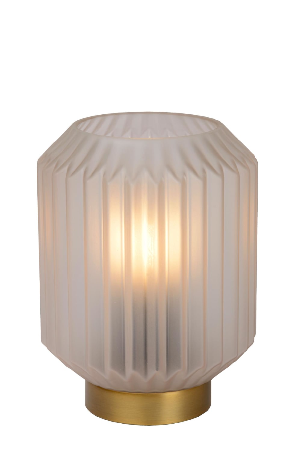 Lucide Tischlampe aus Glas 1xE14, weiß style modern - Glas