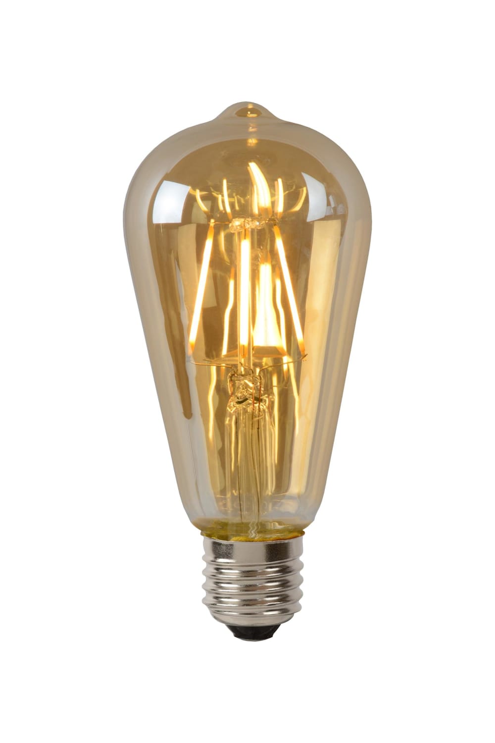 Lucide Glühfadenlampe aus Glas 1xE27, amber style vintage orange Glas
