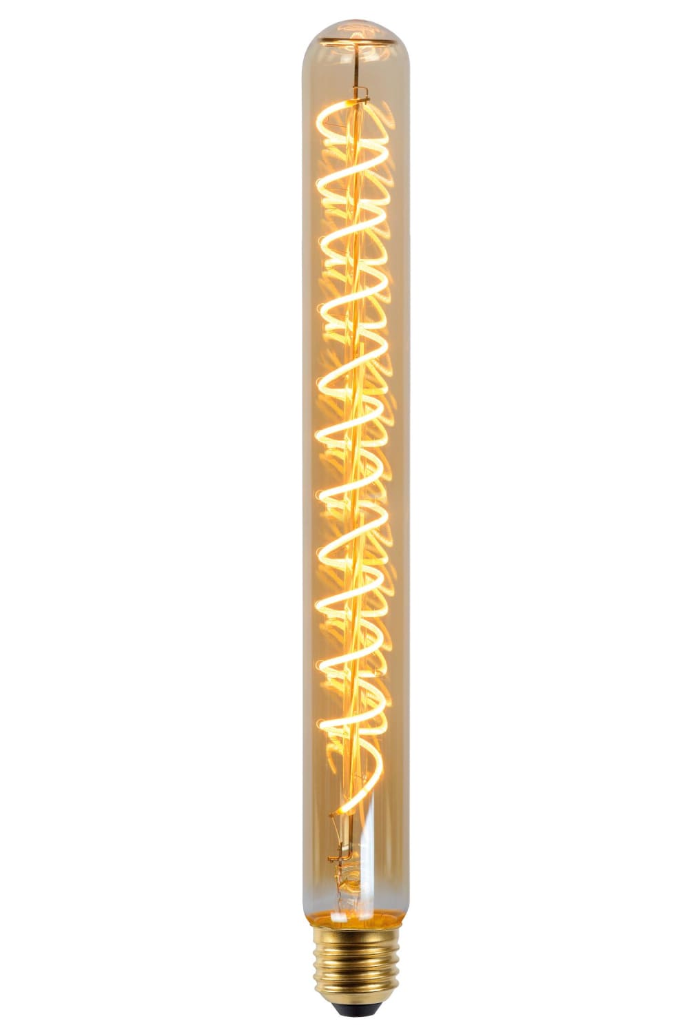Lucide Glühfadenlampe aus Glas 1xE27, amber style vintage orange Glas