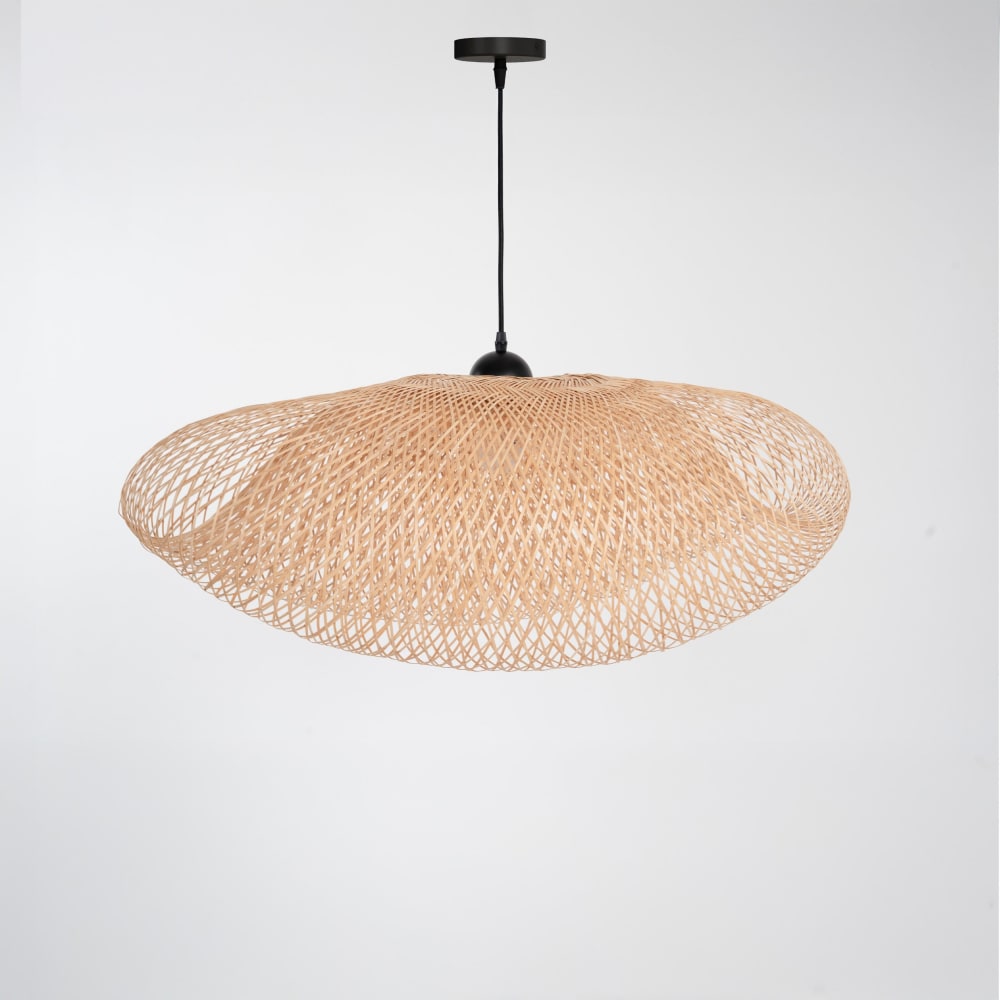 Suspension en bambou naturel d88 cm — vue 4