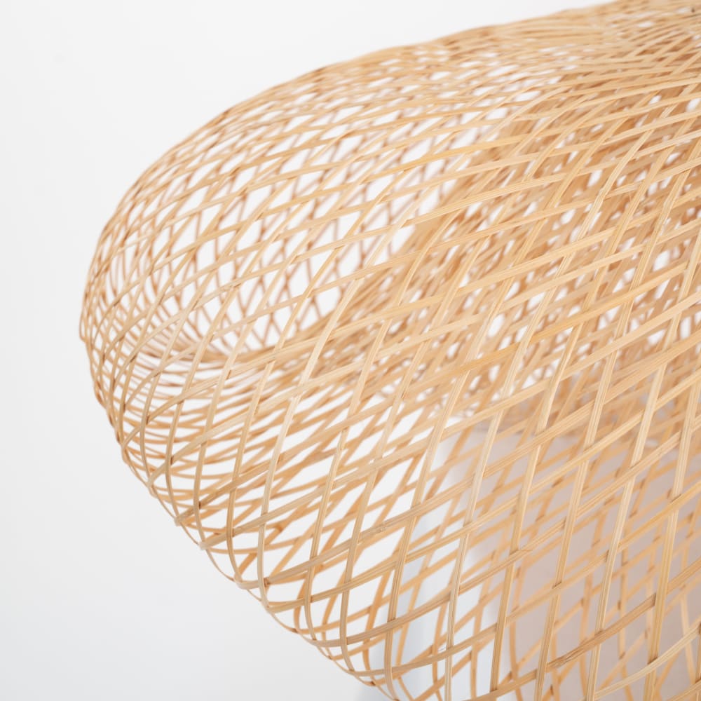 Suspension en bambou naturel d60 cm — vue 4
