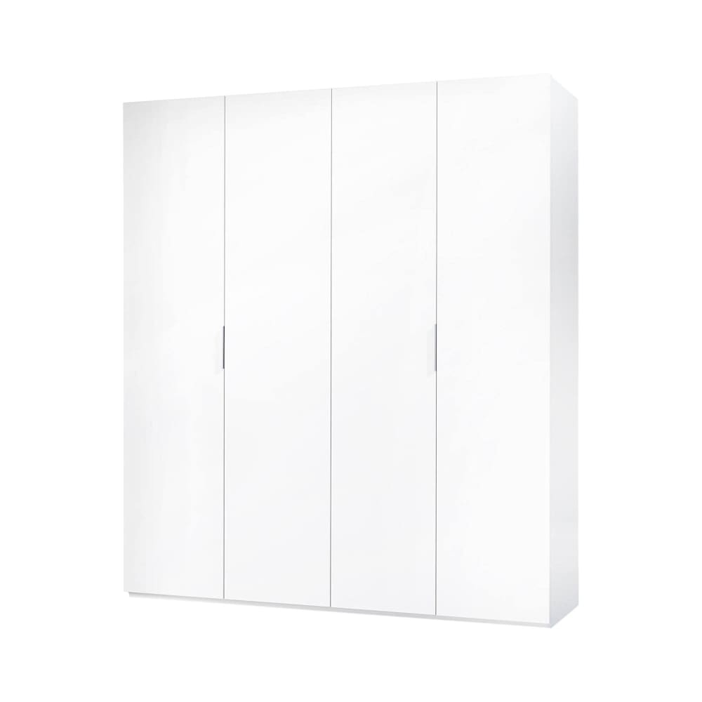 Armoire effet bois blanc 180x52cm