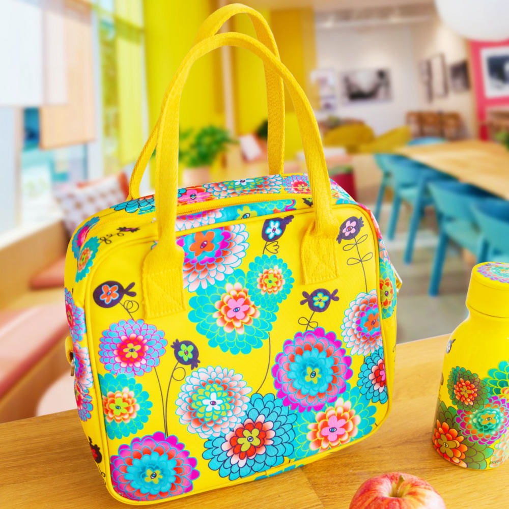 Lunch bag isotherme jaune EVA 23 x 26 x 13 cm - Maisons du Monde