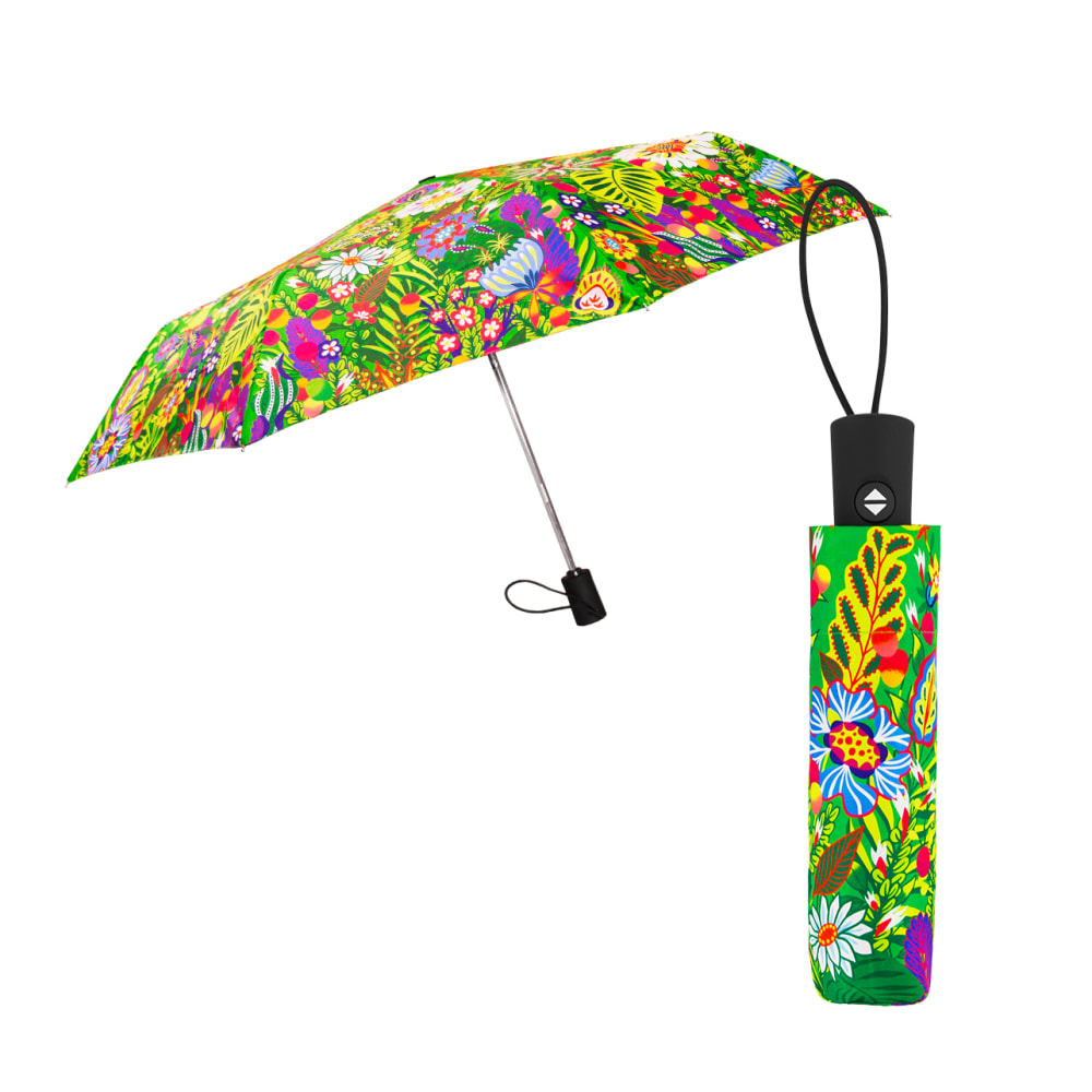 Pylones Parapluie pliant vert aluminium 4 x 4 x 29 cm - Pvc - Poly Chlorure De Vinyle