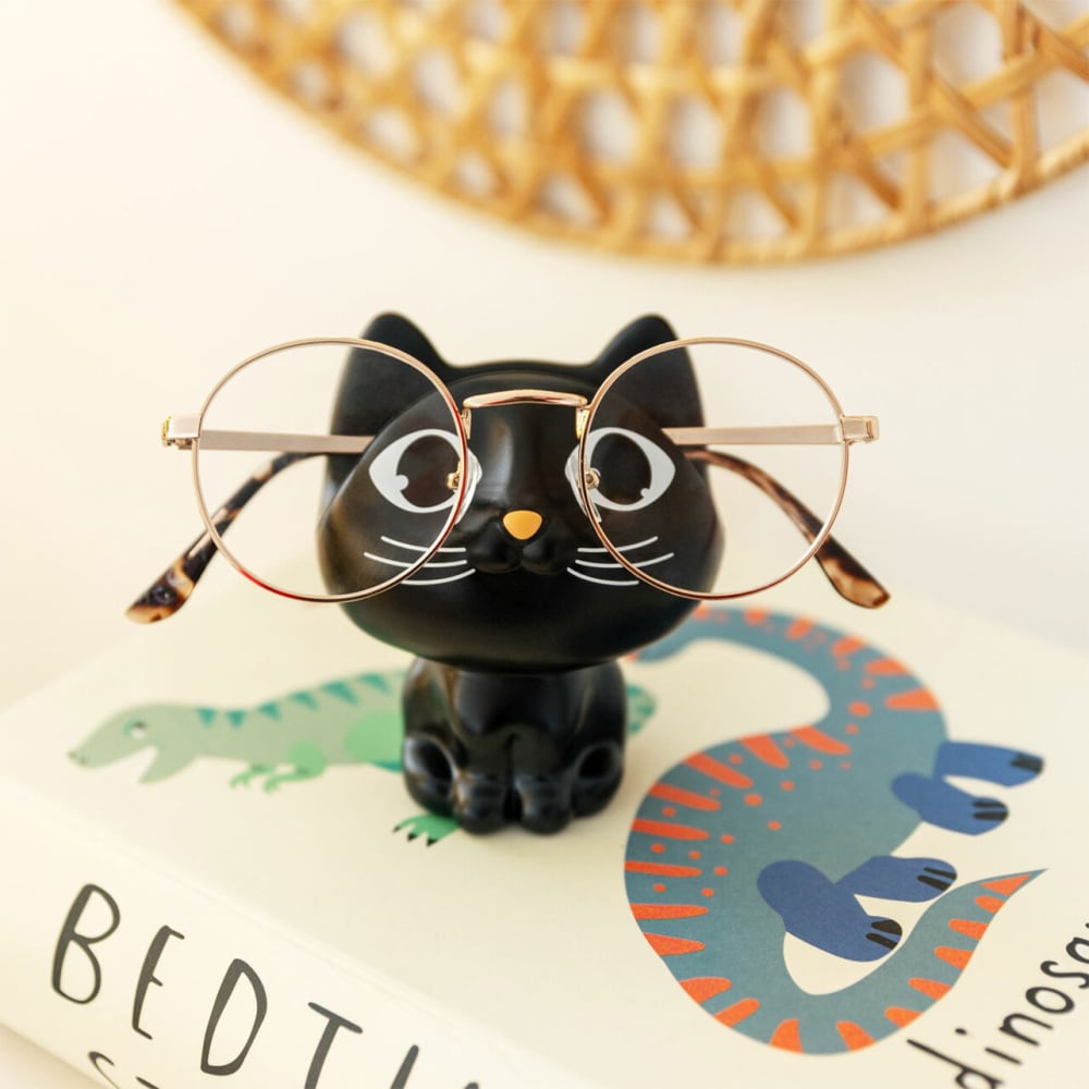 Repose lunettes noir acier 8,1 x 6,2 x 9,2 cm - Maisons du Monde