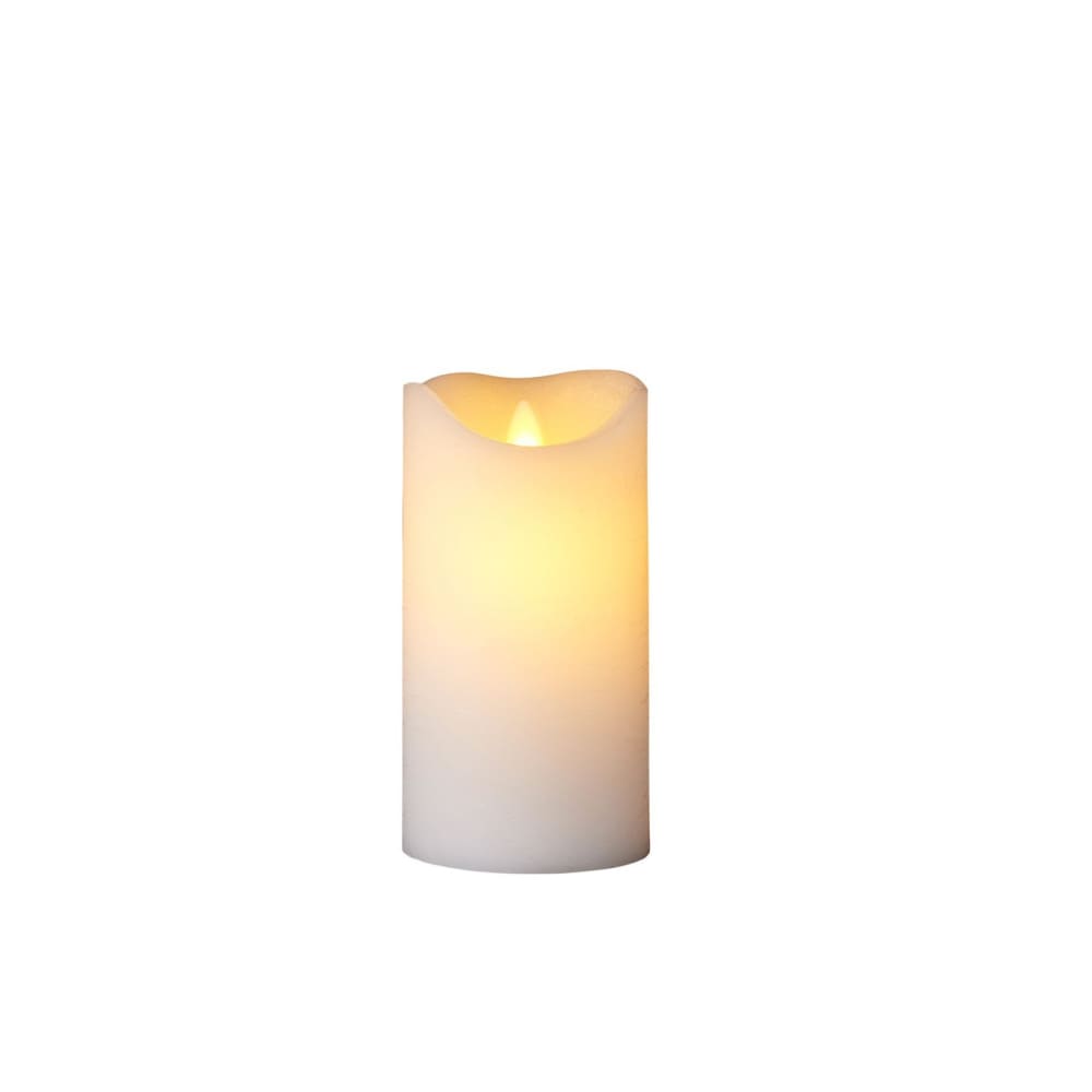 Sirius Bougie led sara d 7cm à piles Blanc Cire