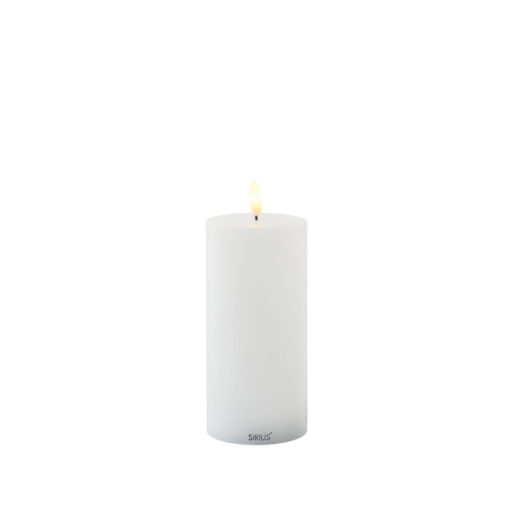 Sirius Bougie led sille d 7cm à piles Blanc Cire