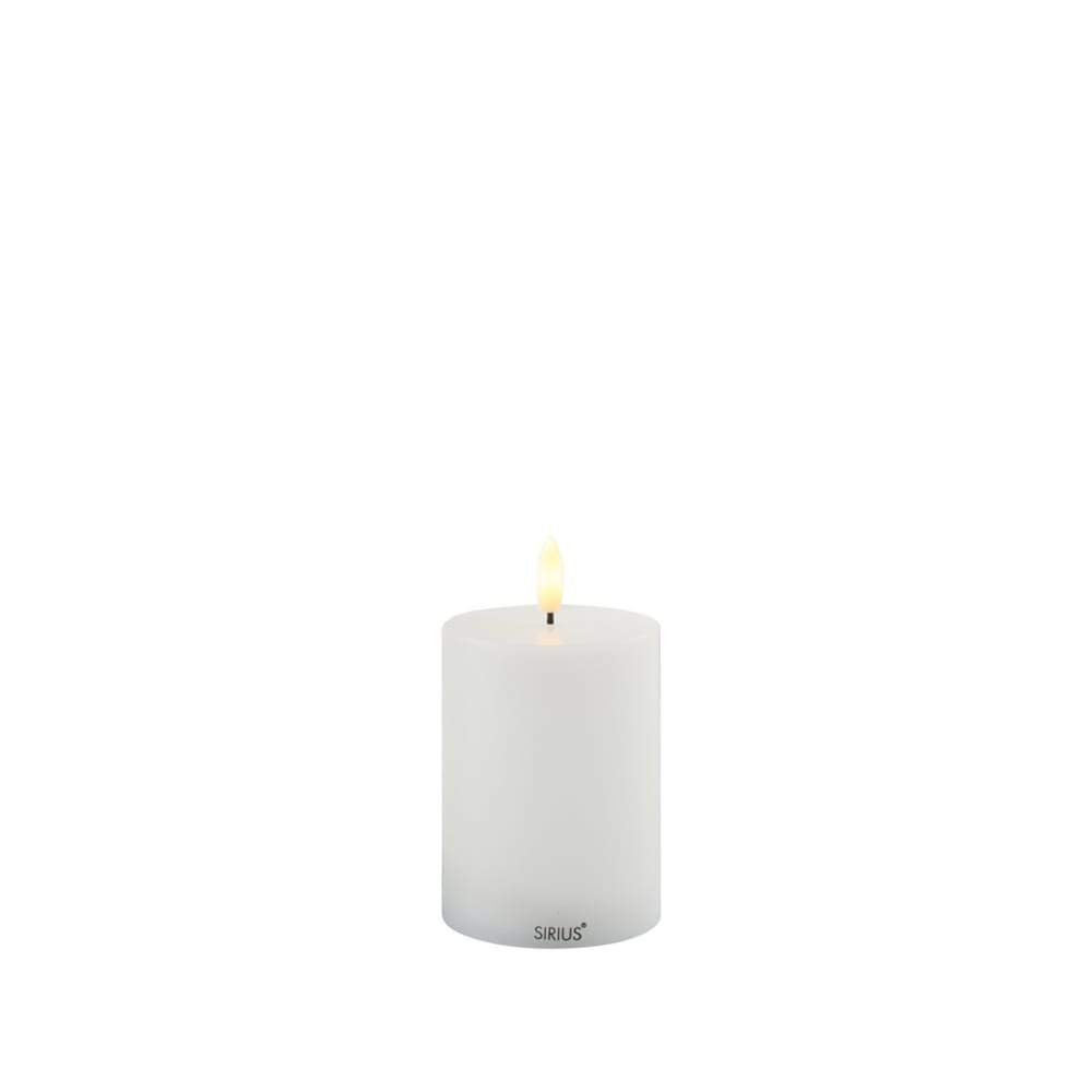 Sirius Bougie led sille d 7cm à piles Blanc Cire