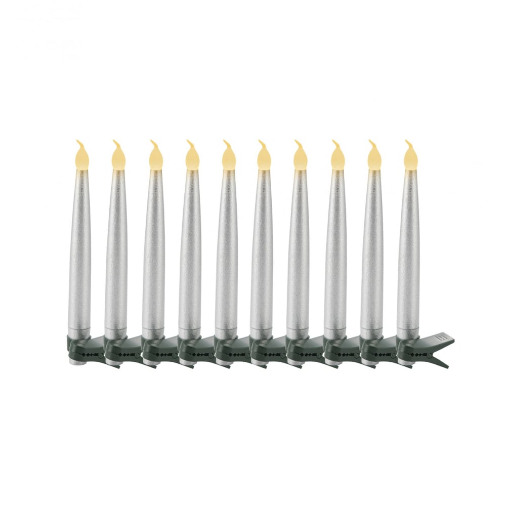 set de 10 bougies led