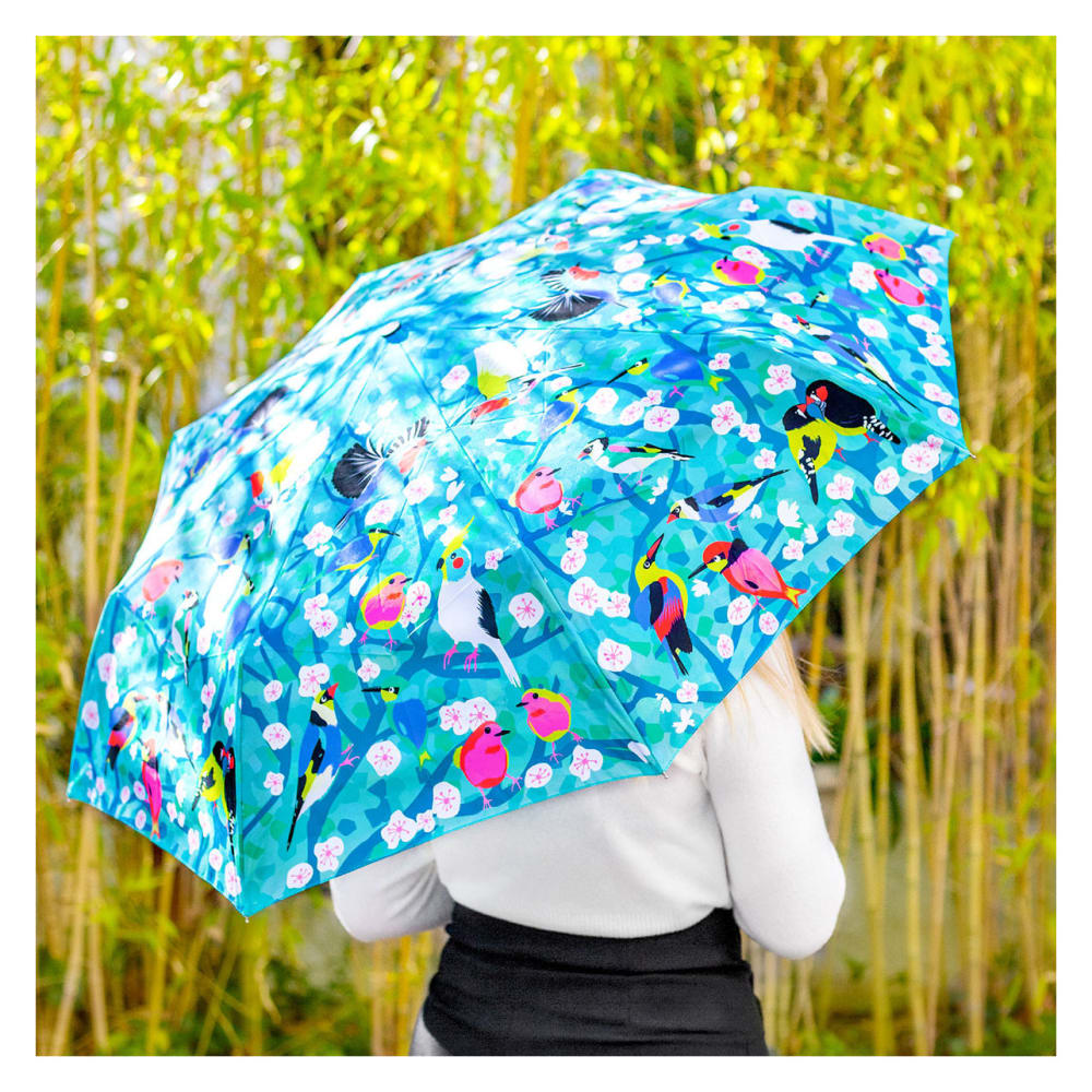 Parapluie pliant bleu clair aluminium 4 x 4 x 29 cm - Maisons du Monde