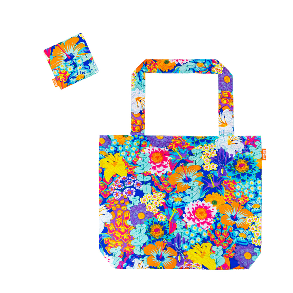 Pylones Sac de courses bleu polyester 44 x 33 x 9 cm Multicolore Pvc - Poly Chlorure De Vinyle