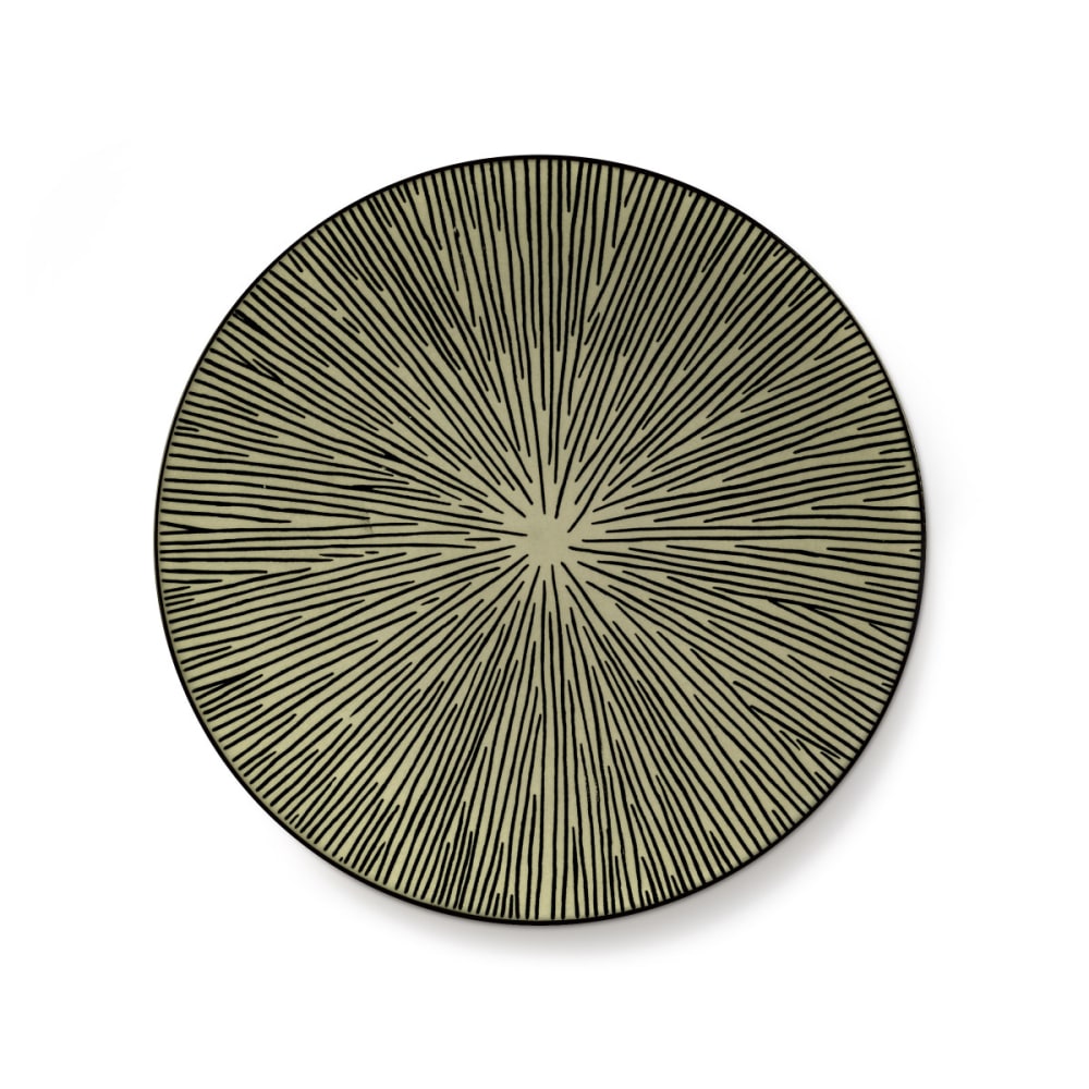 Service de vaisselle 18 pièces en Grès Gris clair