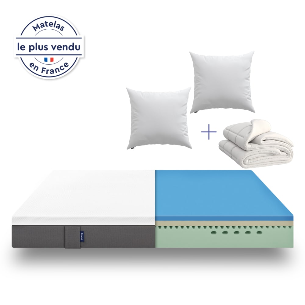 Pack Matelas et Couette et Oreiller Original Confort 140x190