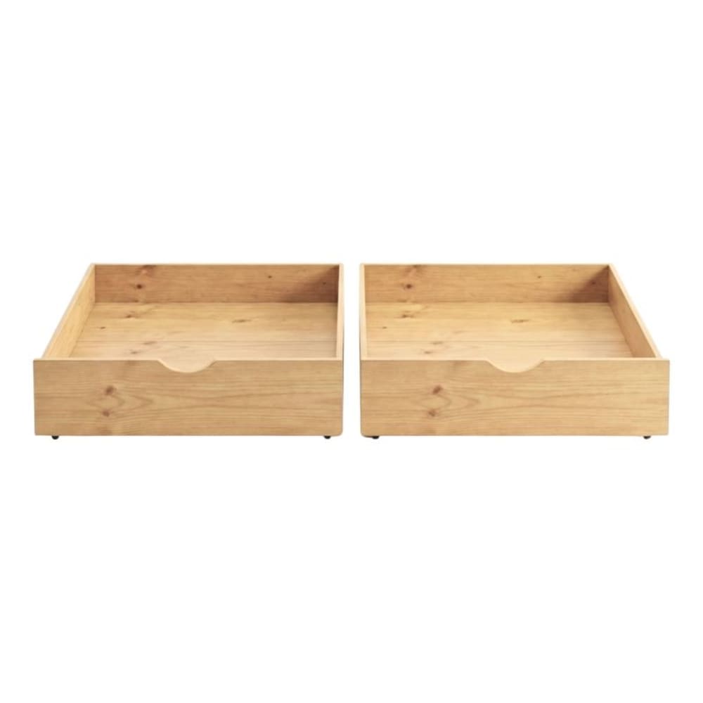 Tiroirs set de 2 bois