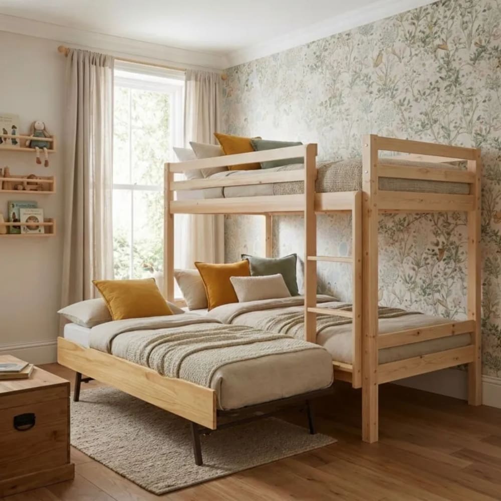 Etagenbett + Stapelbett Holz braun 90x190cm - Maisons Du Monde