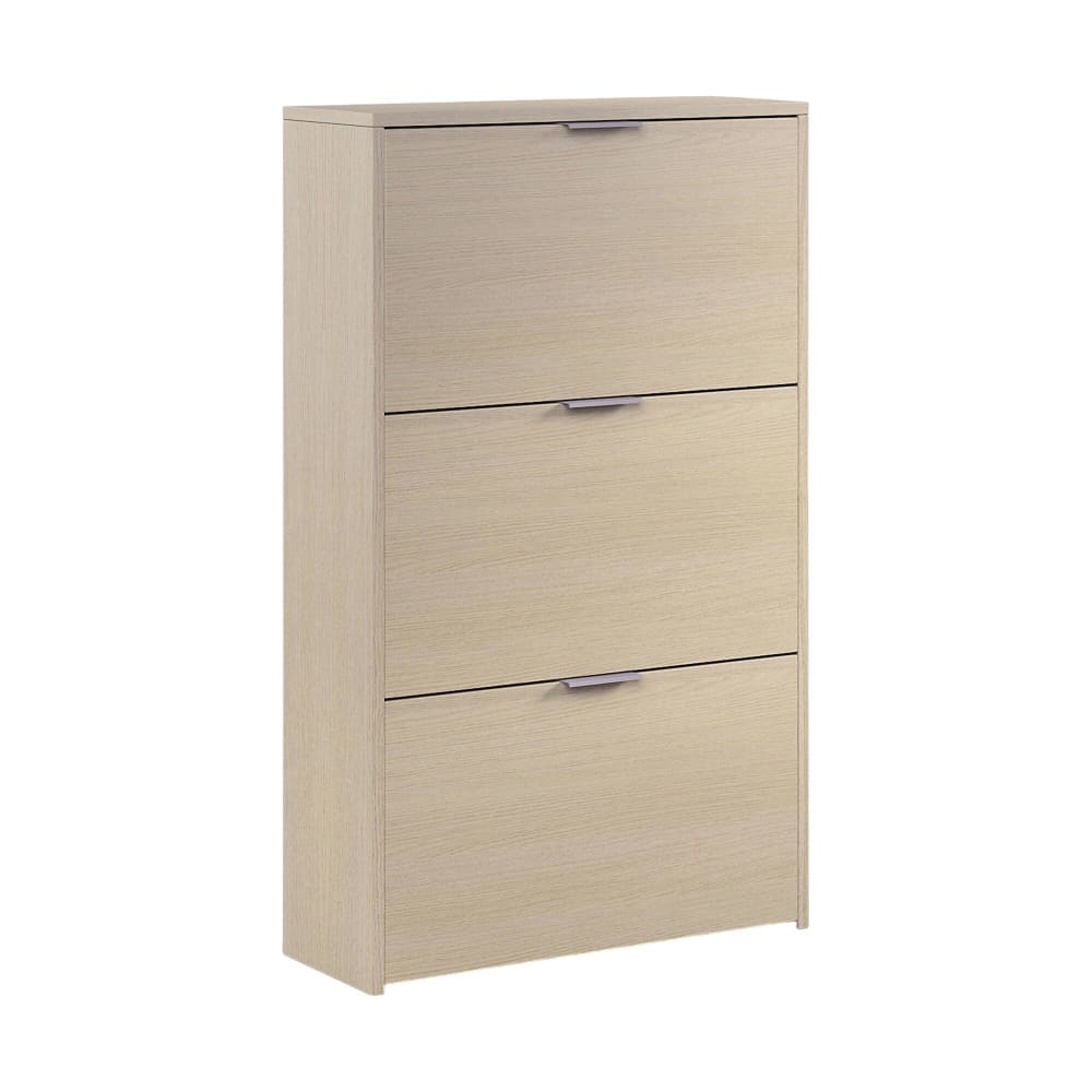 Meuble à chaussures effet bois beige 60x22cm