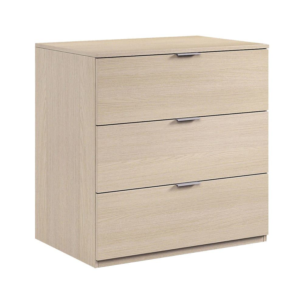Commode effet bois beige 85x38 cm