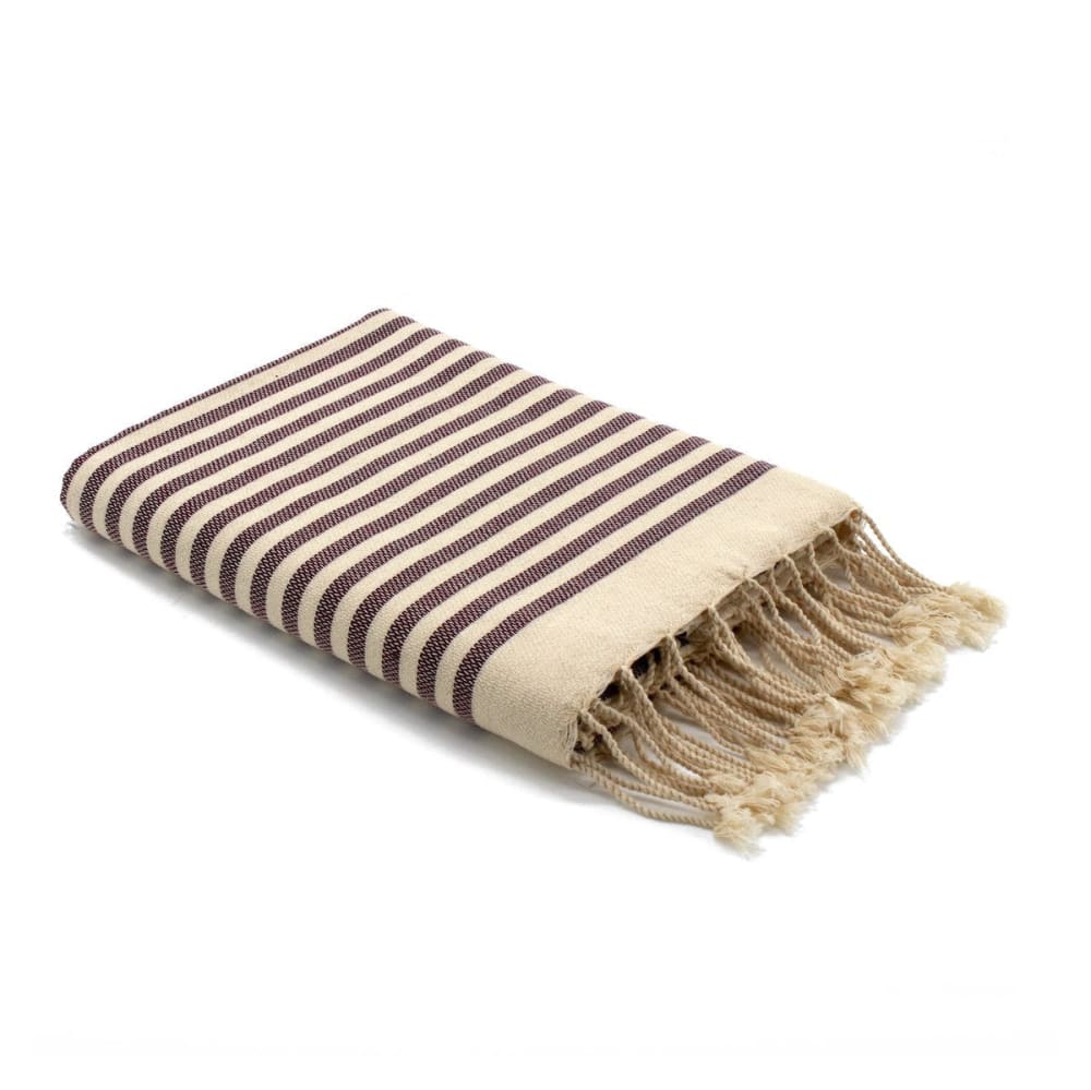 Fouta coton 100x200 prune